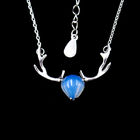Abatis Shape Sterling Silver Necklace / Mirror Polished Selenite Rurutia Stone Jewelry