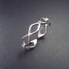 Infinity 925 Silver Charm Ring European Style / AAA Cubic Zirconia Jewelry