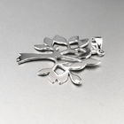 Life Tree Nature Style Plain Silver Pendant For Engagement / Wedding