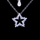 Romantic Silver Snowflake Jewellery For Valentine'S Day Present
