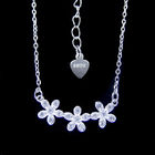 Engagement Necklace New Jewellery Design Lucky Four Leaf Clover Shape