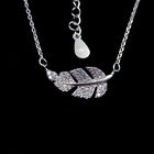Pure Silver New Jewellery Design Special Tree Shape Birthday Present Necklace