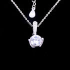Circular Shape Silver Pearl Necklace Real 925 Silver Customized Natural Pearl Bulk