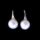 925 Sterling Silver Pearl Apple Shaped Earrings With Logo SGS ISO9001 3C