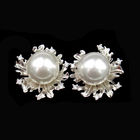 Elegant Star Shaped Pearl 925 Sterling Silver Stud Earrings For Girls
