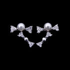 Simple Design 6mm Freshwater Pearl Earrings Stud / 925 Sterling Silver Jewelry