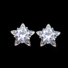 Exquisite Star Charm Earrings Christmas Wreath Enamel Costume Jewellery