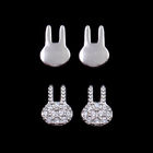 Sterling 925 Silver Wedding Earrings Flower Shape Jewelry For Women