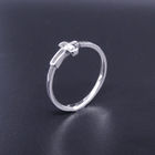 Crown 925 Silver Cubic Zirconia Engagement Rings For Girls Princess Very Cute Castle