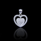 Girls Silver And Zirconia Wings Lovely Angel Pendants Jewelry For Engagement
