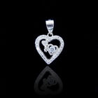 Rabbit Lovely Cute Animal Pendants Vivid 925 Silver Hollow - Carved Jewelry