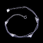 Real Silver Cross Bracelet Jewellery / Adjustable Bracelet Extension Chain
