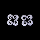 925 Silver Jewellery Silver Cubic Zirconia Earrings With Little Star Shape