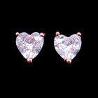 Silver Plating 925 Sterling Silver Drop Earrings , Anti Allergic 925 CZ Earrings