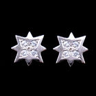 Flower Shape 925 Silver Earrings For Women Nickel Free And Lead Free