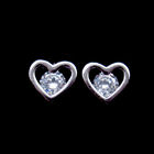 Blue Silver Cubic Zirconia Earrings With Pure 925 Silver Material