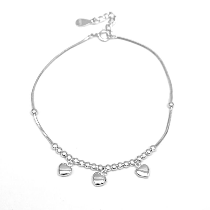 Luxury Silver Cubic Zirconia Bracelet , Unique Silver Chain Bracelet