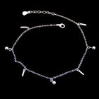 Drop Items Silver Wedding Bracelet Pure 925 Platinum Jewellery