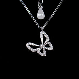 Party Jewelry New Jewellery Design Butterfly Shape Sterling Silver Dancers Necklace