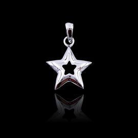 S925 Anchor Shape Plain Silver Pendant Sailor Symbol No Stones For Men