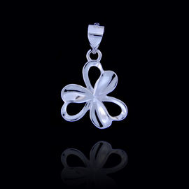 Vintage Jewelry Plain Silver Pendant Winter Snowflake Shape For Christmas