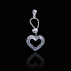 two stars shape silver pendant jewelry / dancing Non fixed pendant