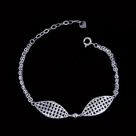 Customized Silver Chain Bracelet Jewelry Imperial Crown Shape For European