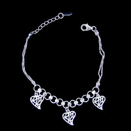 Customized Silver Chain Bracelet Jewelry Imperial Crown Shape For European