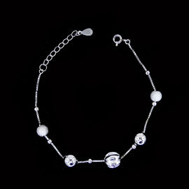 Origami Birds Plain Silver Bracelet / Simple Fine Fine Silver Bracelet