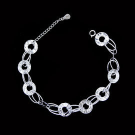 Customized Plain Silver Bracelet / Extension Chain Silver Ankle Bracelet