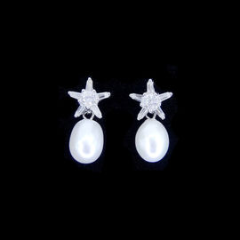 Birds Shape Silver 925 Zircon Earrings Stub For Young Lady Cute Design