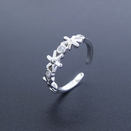 Light Weight Plain 925 Silver Rhodium Plated Ring Anniversary Jewelry