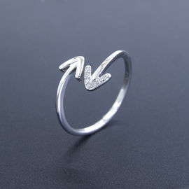 Light Weight Plain 925 Silver Rhodium Plated Ring Anniversary Jewelry