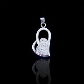 Little Boy Design 925 Silver Cubic Zirconia Pendant Jewelry Japanese Style