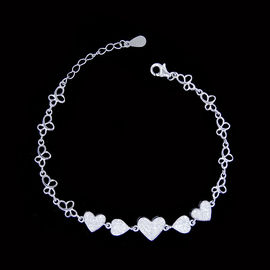 Real Silver 925 Ball Chain Jewelry Enamel Style Bracelet Custom Color