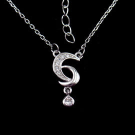 Dance Girls 925 Silver Necklace For Wedding / Daily Wear / Anniversary / Propose / Gift