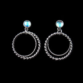 Fashion 925 Rj Earrings , Simple 925 Sterling Silver Stud Earrings