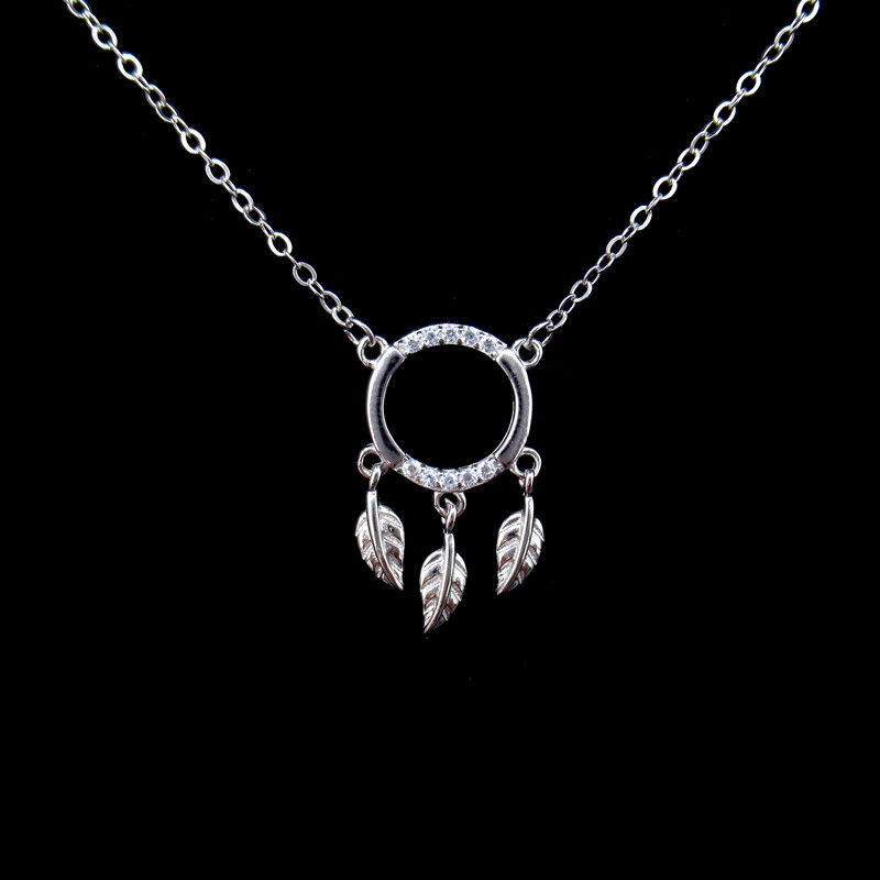 Engagement Gift 925 Silver Necklace For Woman Customized Shape And Size